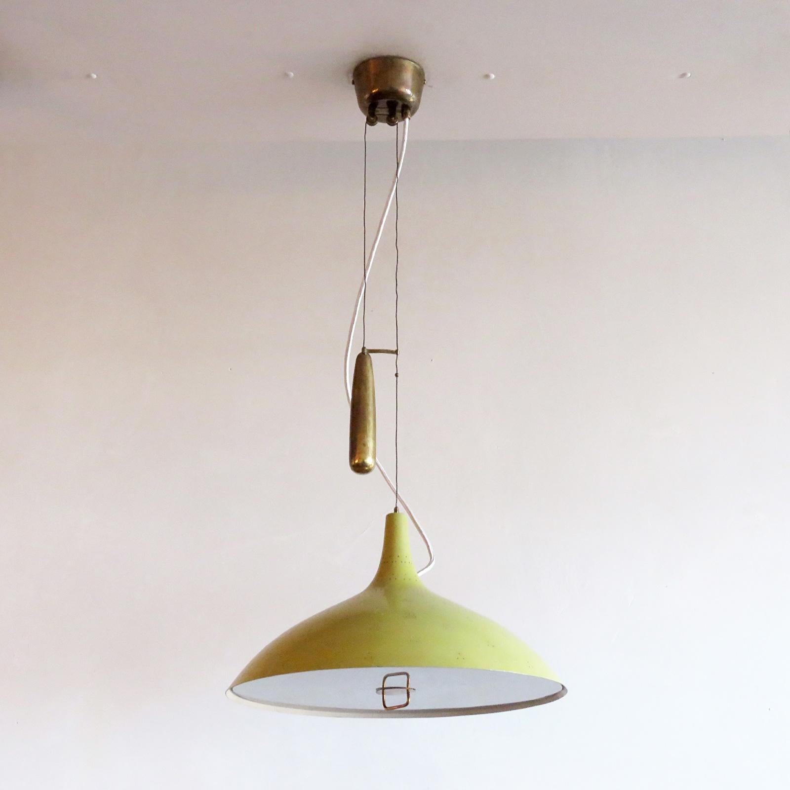 Stupendo lampadario a contrappeso di grandi dimensioni 