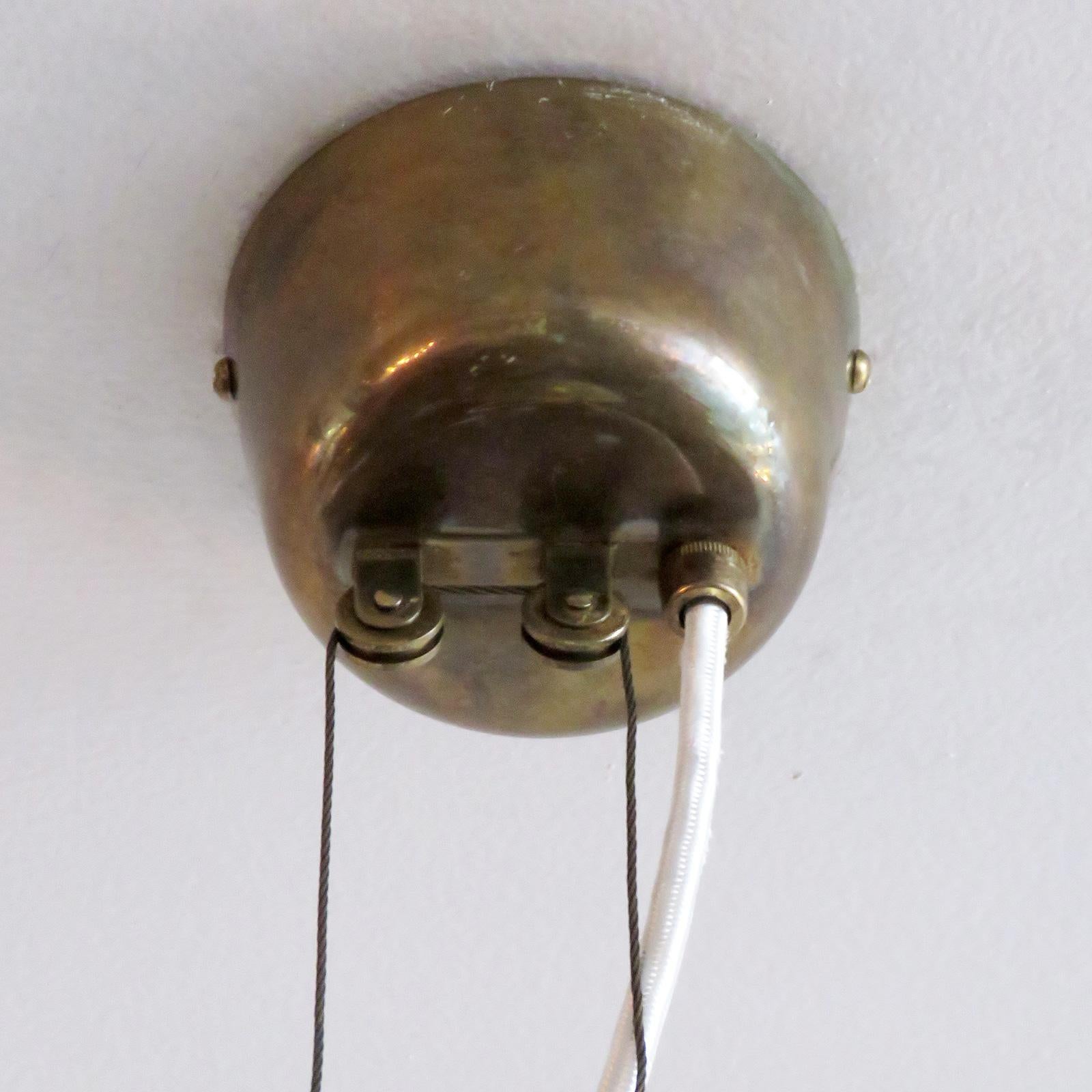 Metallo Grande lampadario Paavo Tynell 