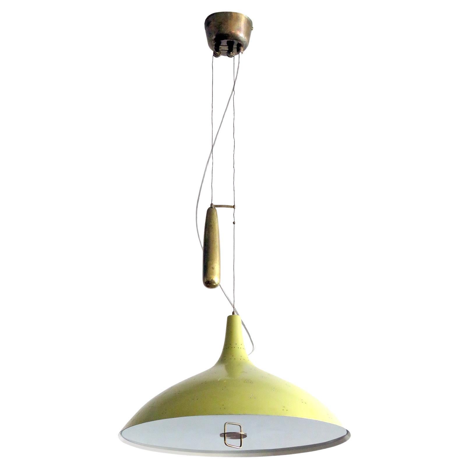 Large Paavo Tynell Counter Weight Chandelier "A1965" For Sale