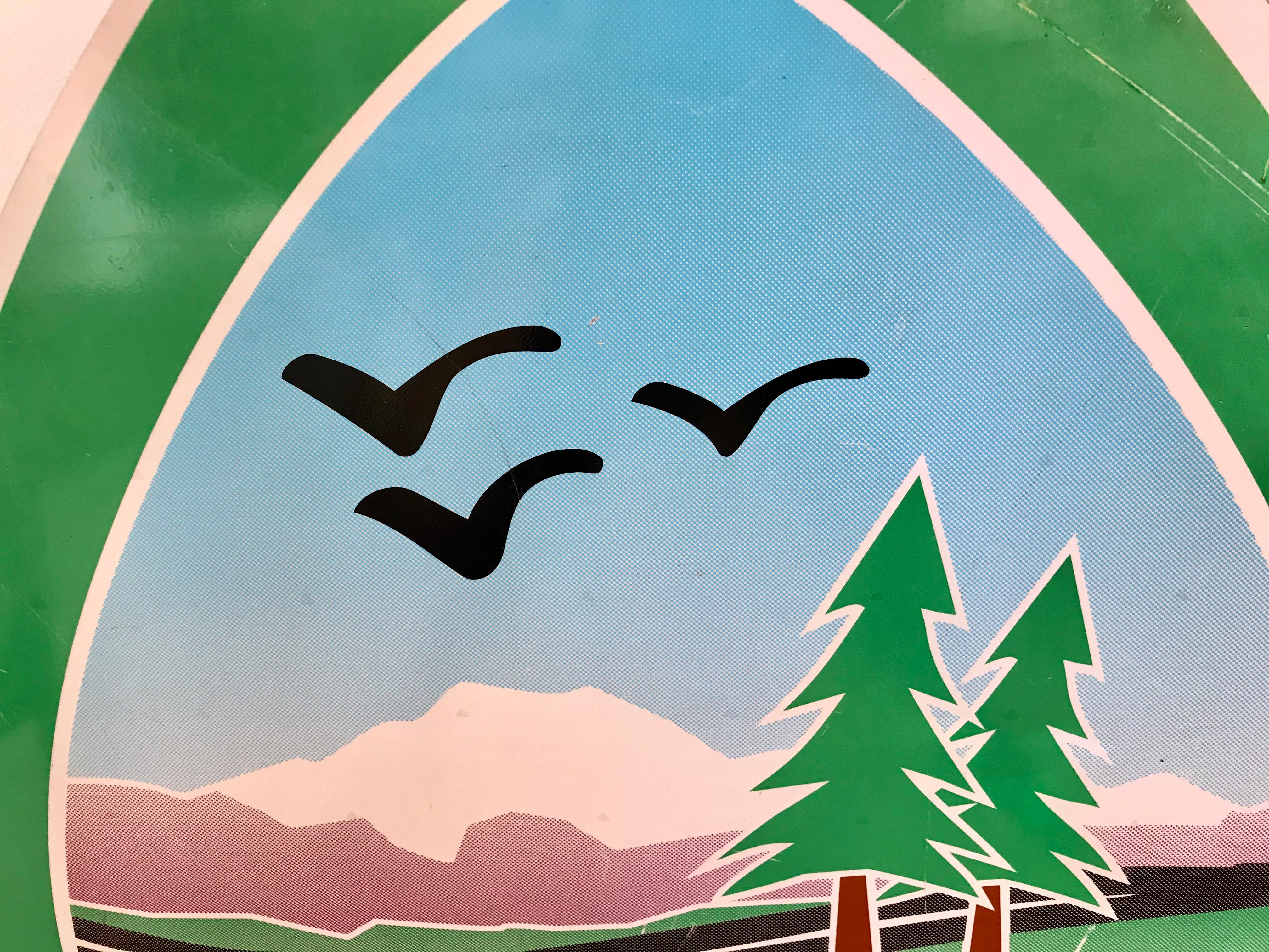 Großes Pacific Coast Scenic Highway Schild im Angebot 2