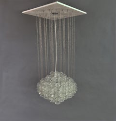 Large "Pagode" Pendant Chandelier by Kalmar, Vienna, C. 1960