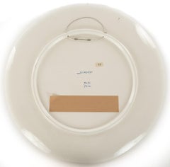 Large Painted Blue and White Delft Charger