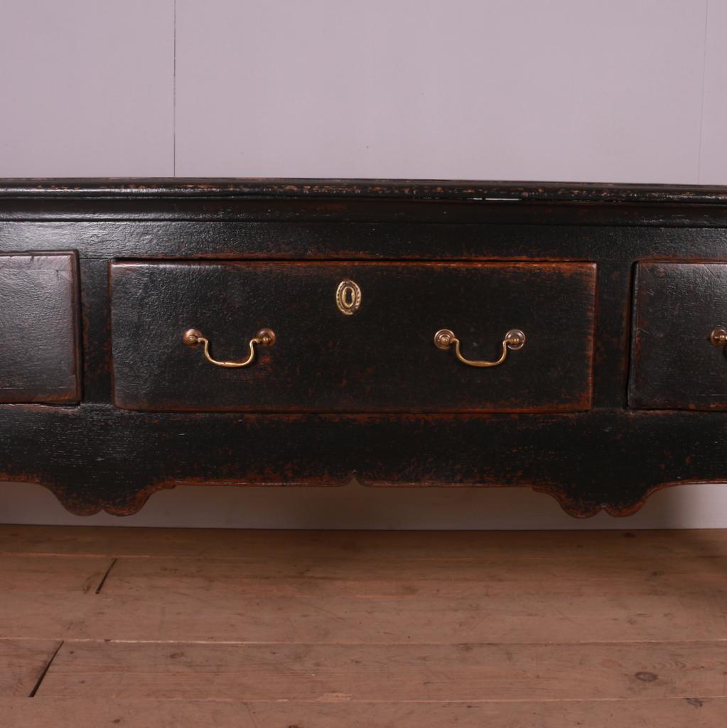 Large Painted Dresser Base In Good Condition In Leamington Spa, Warwickshire