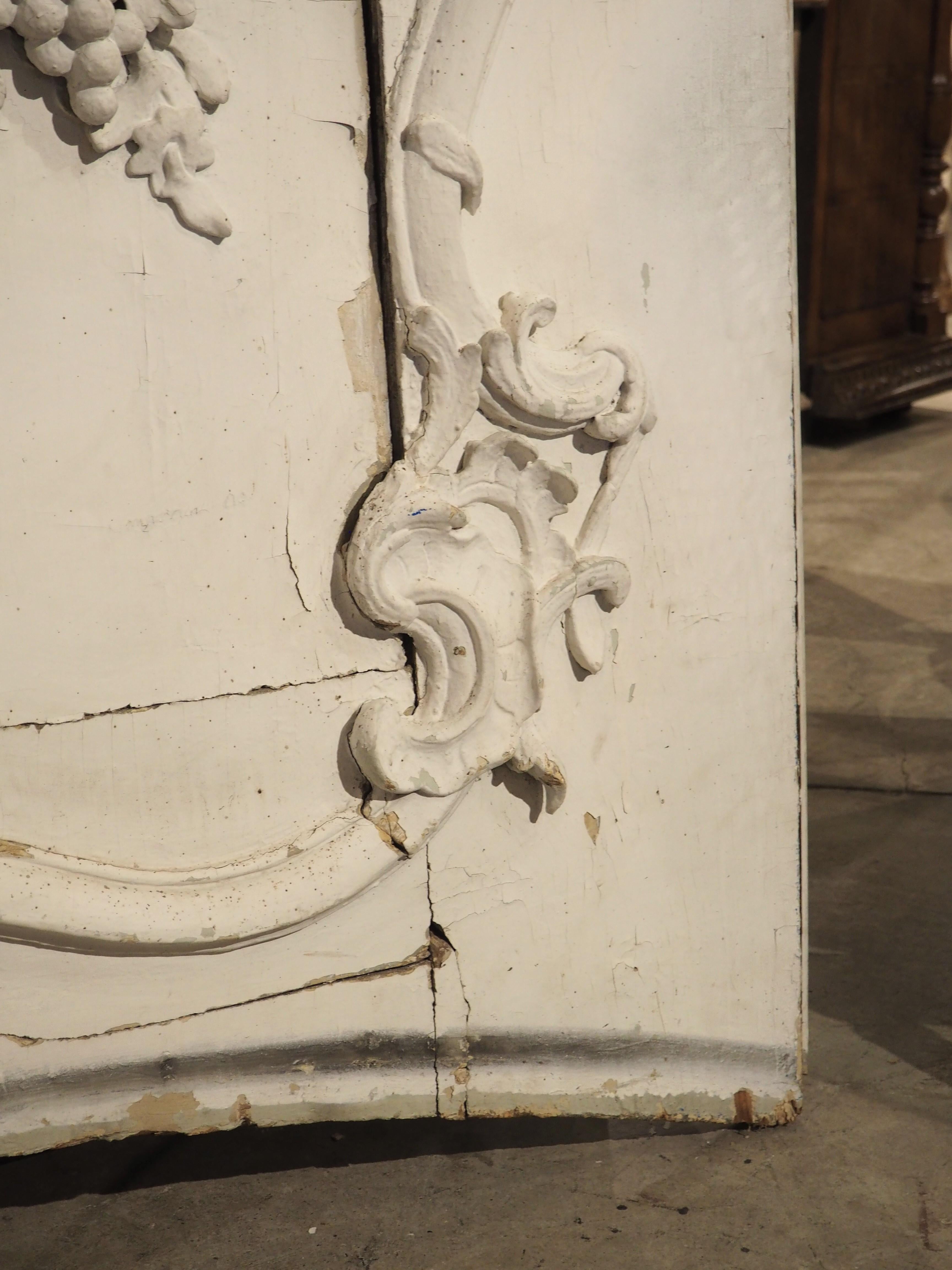 Grande porta dipinta Chateau Boiserie Luigi XVI, CIRCA 1760 in vendita 3