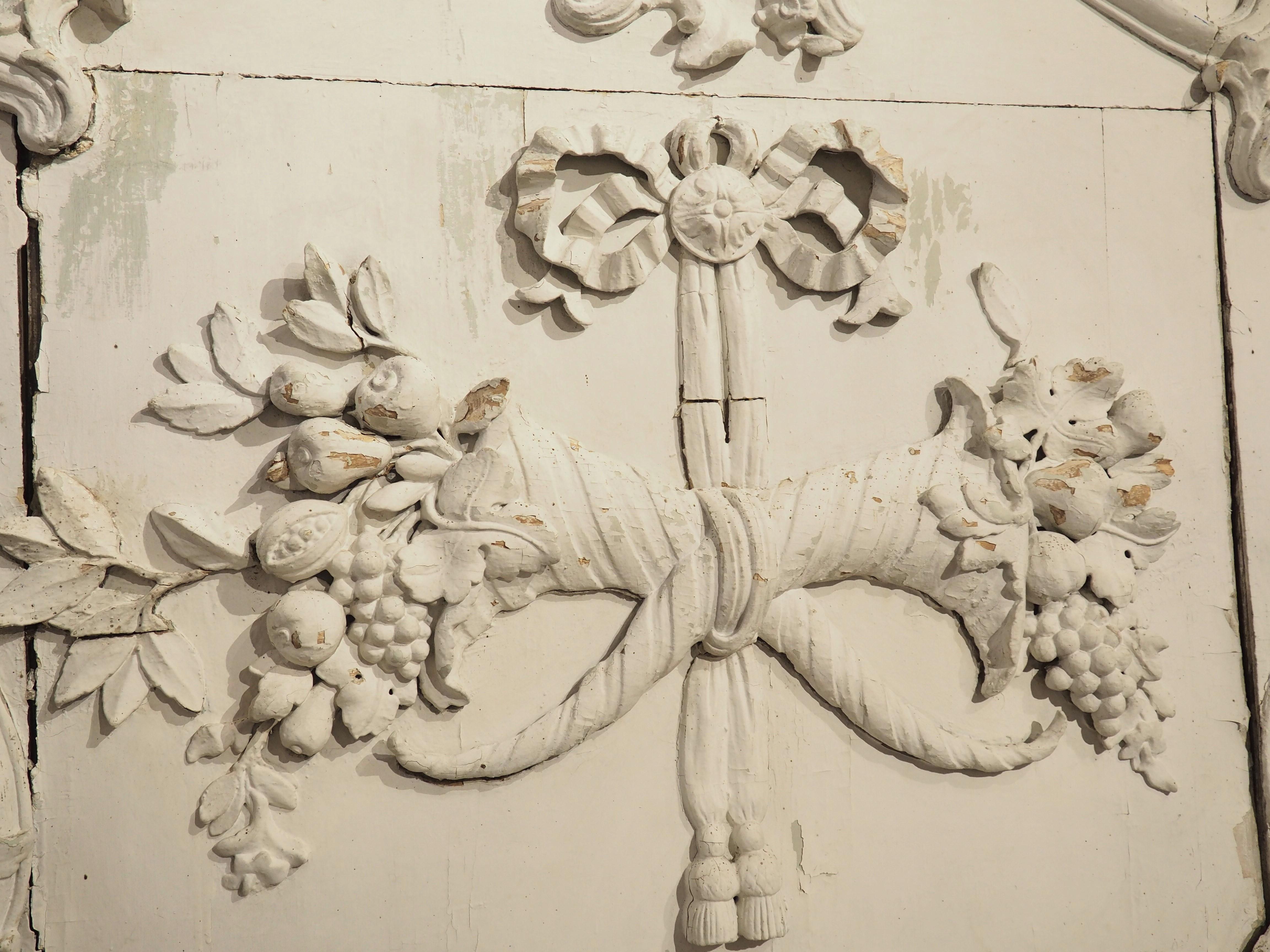 Grande porta dipinta Chateau Boiserie Luigi XVI, CIRCA 1760 in vendita 6