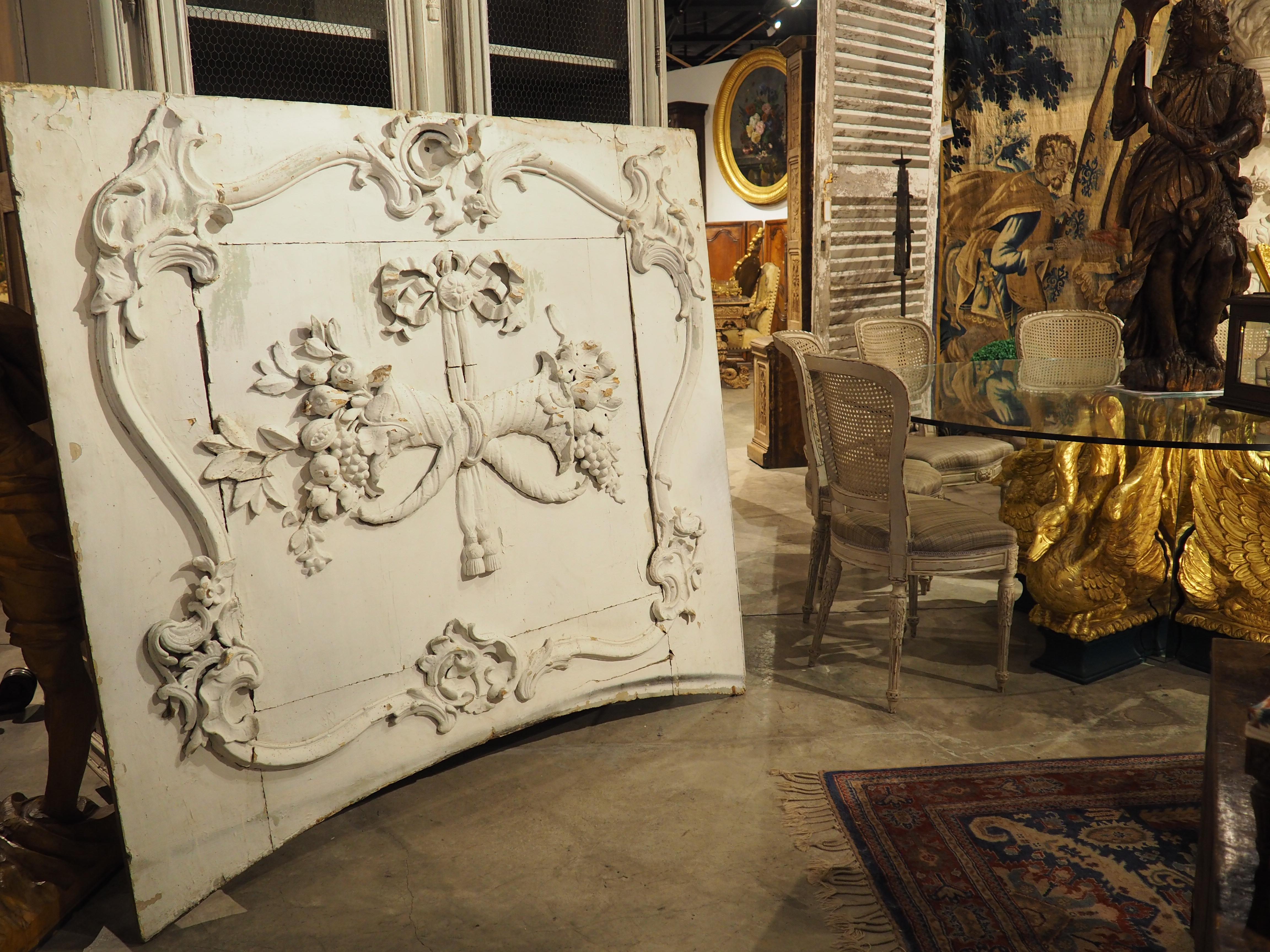 Grande porta dipinta Chateau Boiserie Luigi XVI, CIRCA 1760 in vendita 7