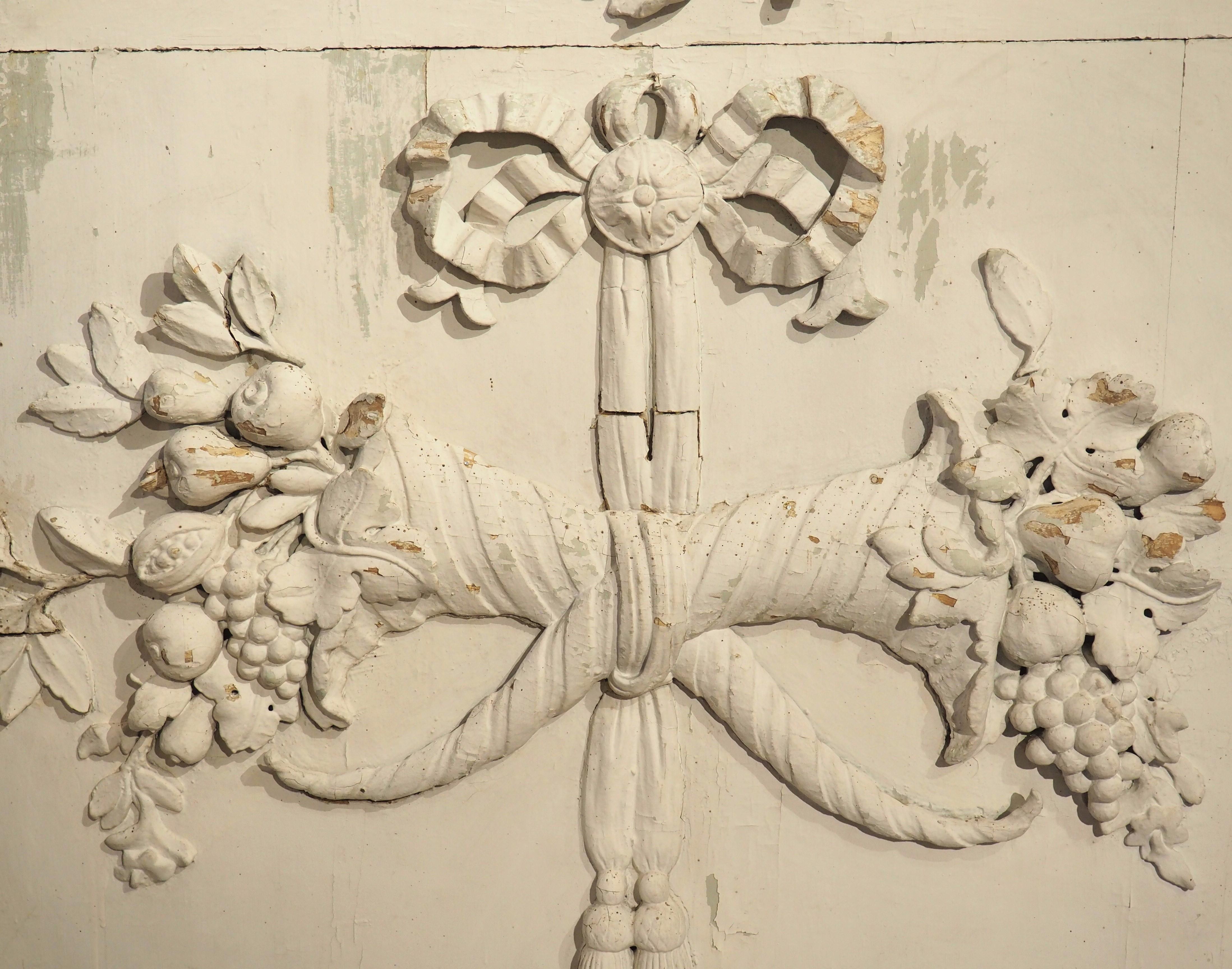 Grande porta dipinta Chateau Boiserie Luigi XVI, CIRCA 1760 in vendita 9