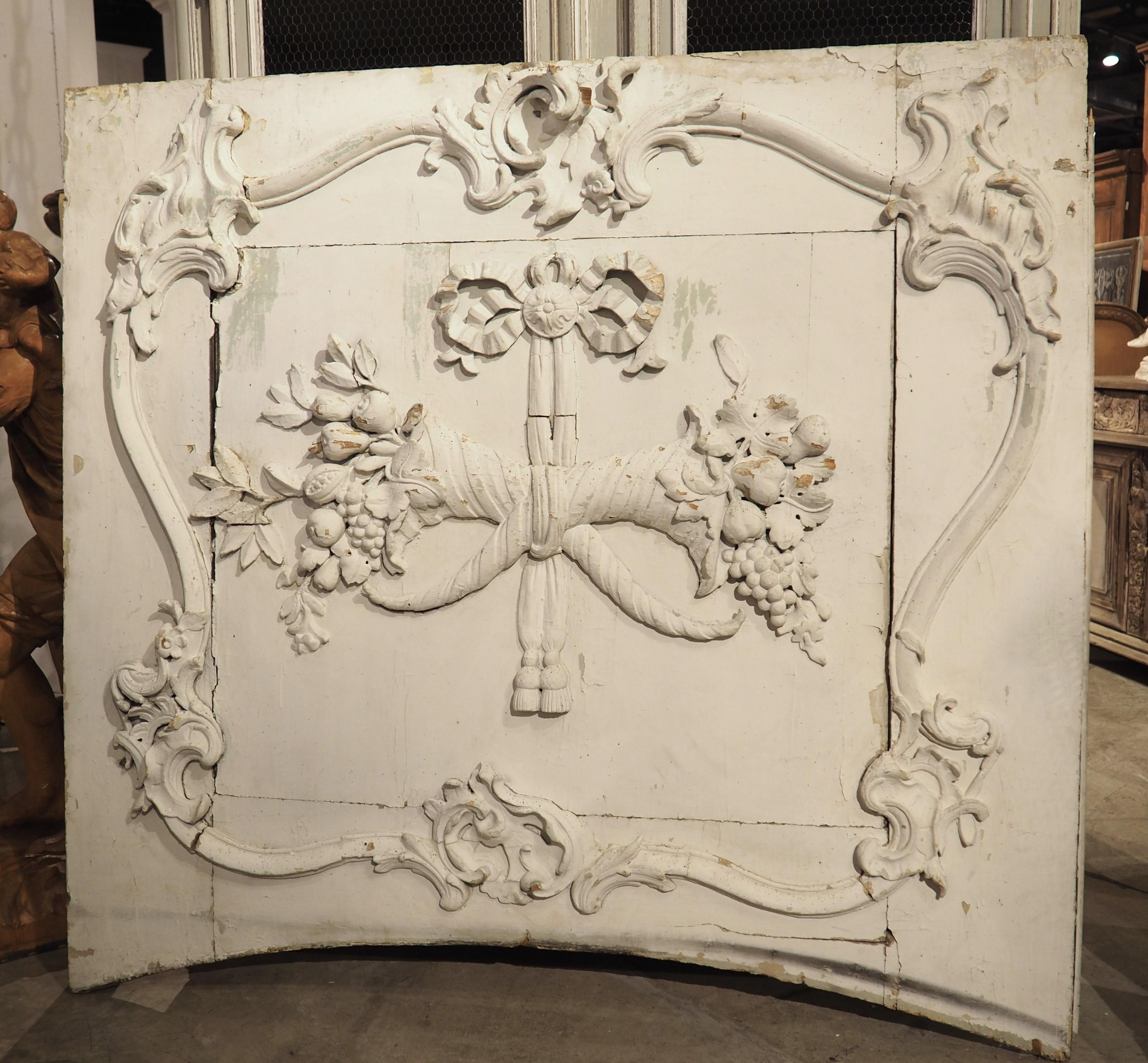 Grande porta dipinta Chateau Boiserie Luigi XVI, CIRCA 1760 in vendita 12