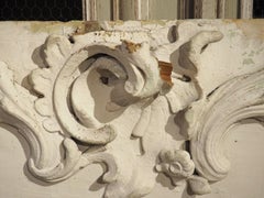 Large Painted Louis XVI Chateau Boiserie Overdoor, Circa 1760