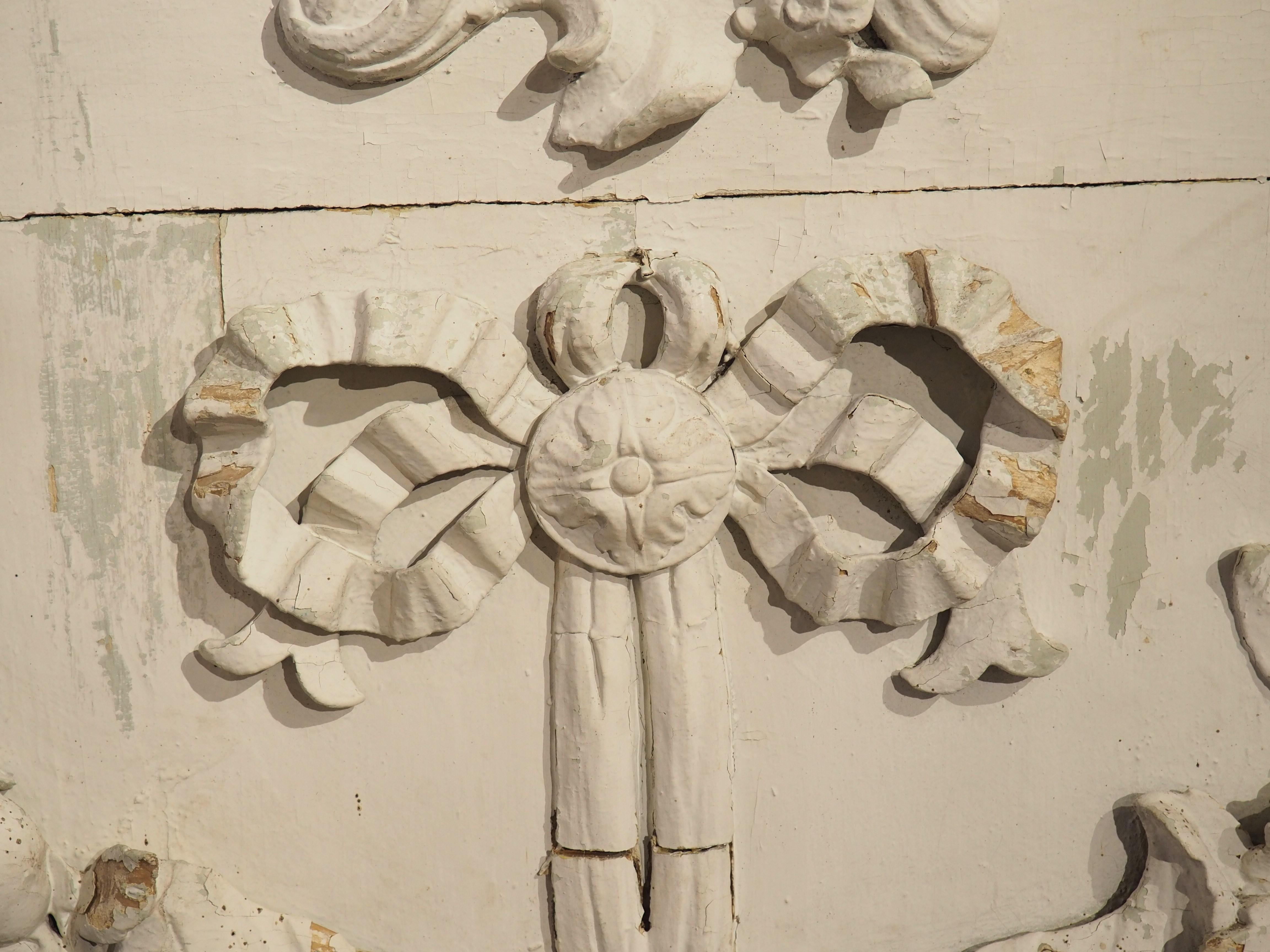 Grande porta dipinta Chateau Boiserie Luigi XVI, CIRCA 1760 In condizioni buone in vendita a Dallas, TX