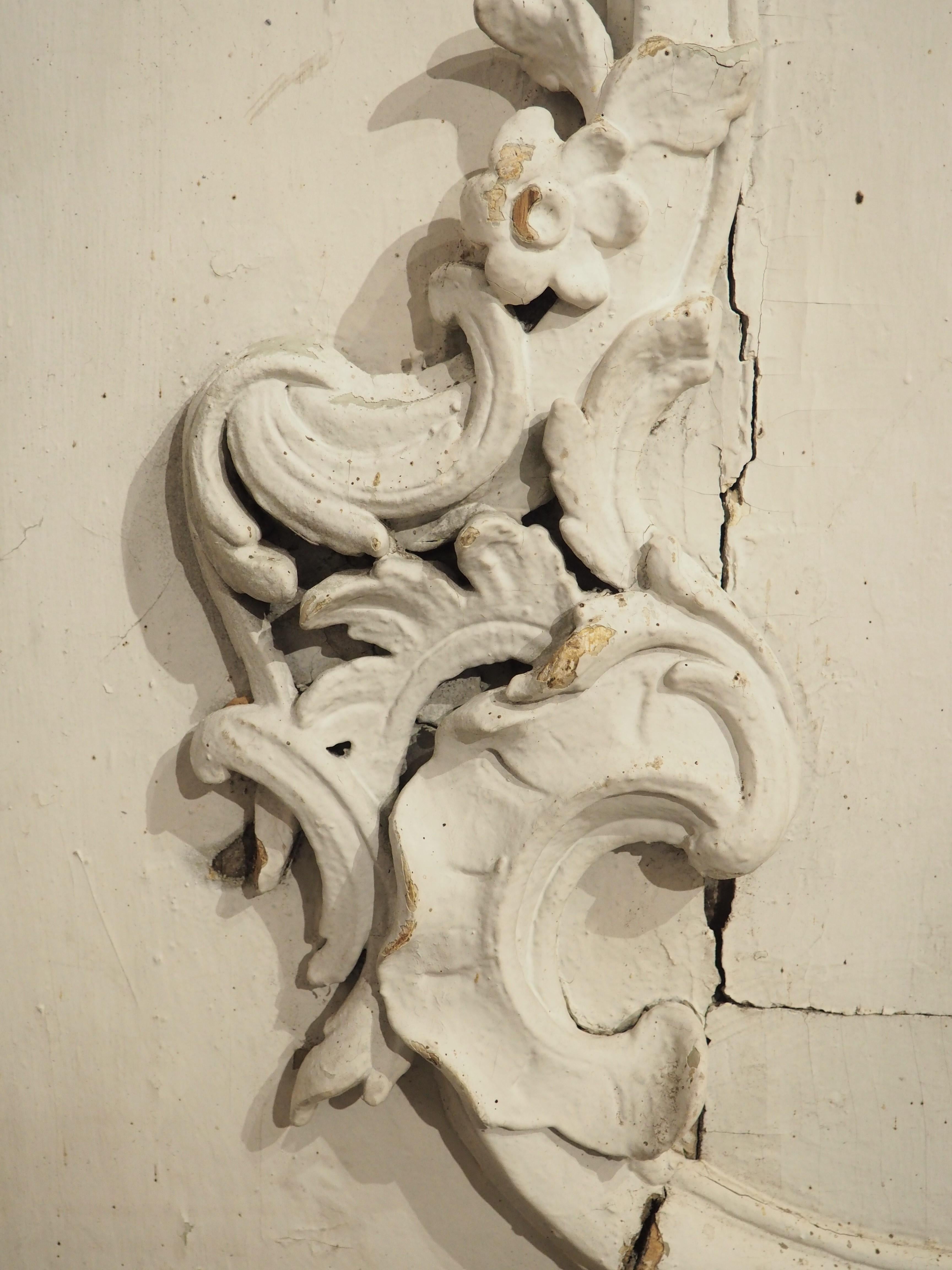 Legno Grande porta dipinta Chateau Boiserie Luigi XVI, CIRCA 1760 in vendita