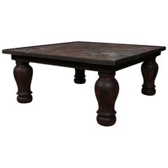 Large Painted Low Table