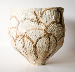 Große bemalte Reliquienvase Breite Öffnung II