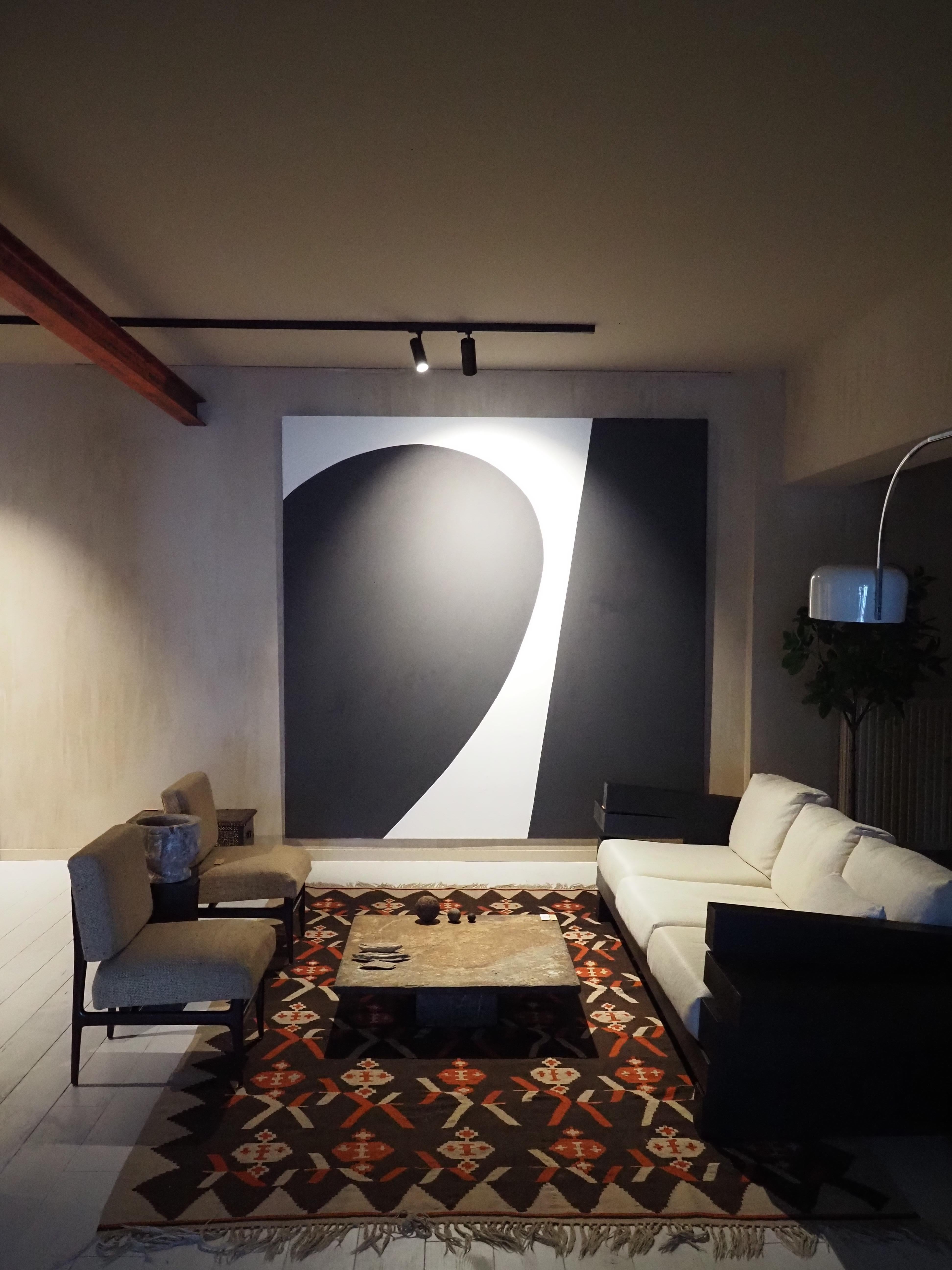 Large painting by Carole Montgomery 