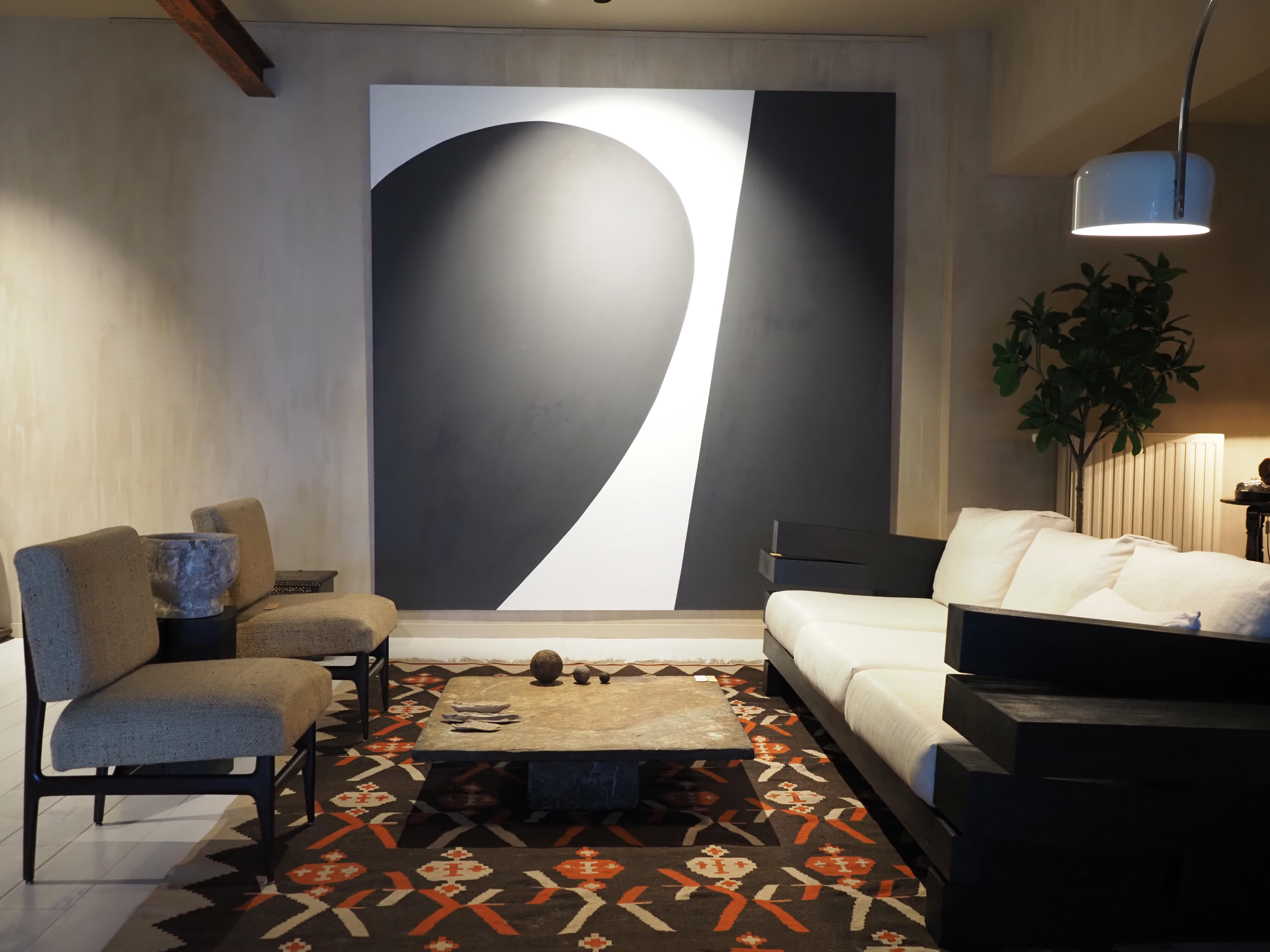 Large painting by Carole Montgomery 
