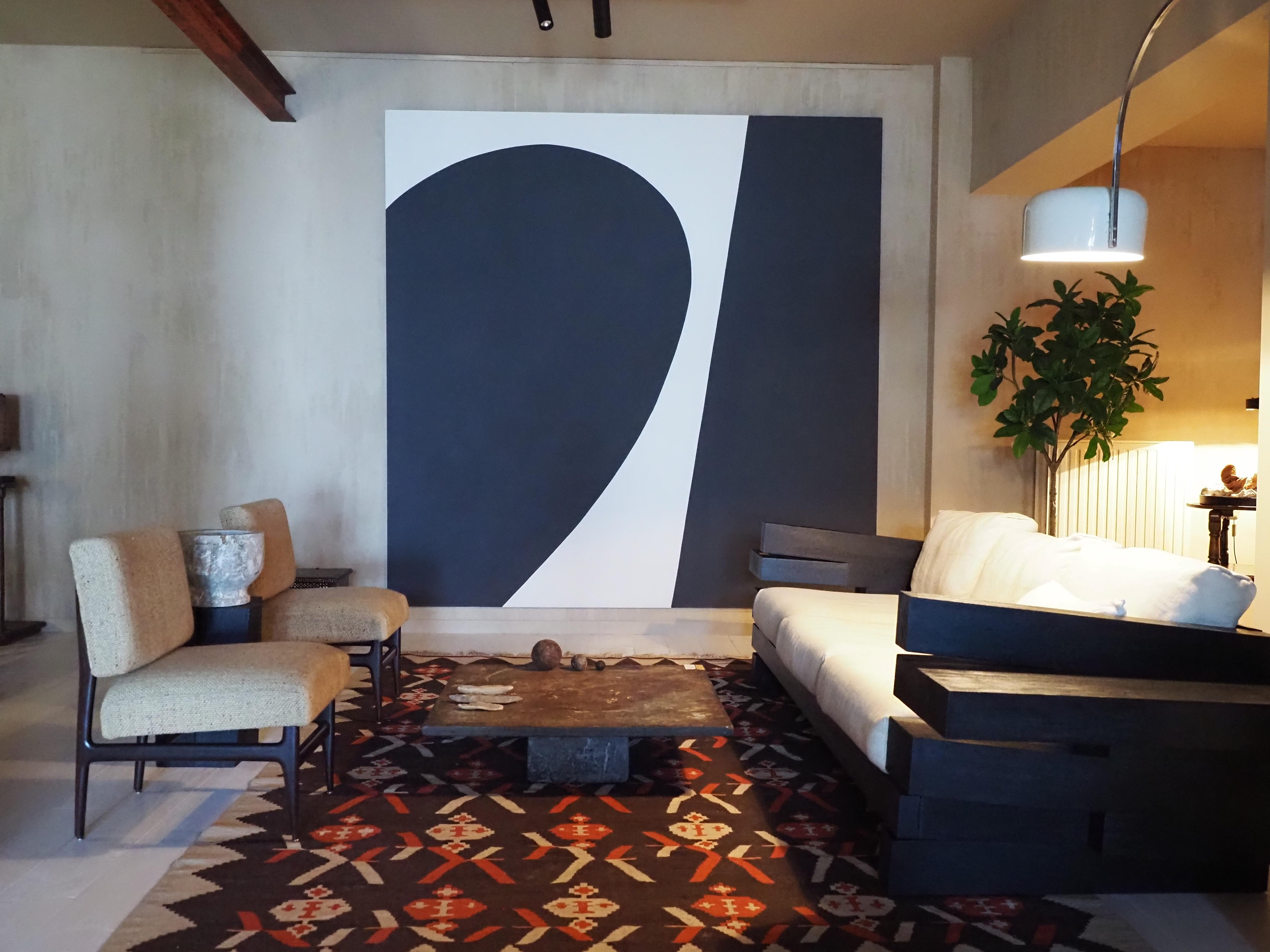 Belgian Large painting by Carole Montgomery 