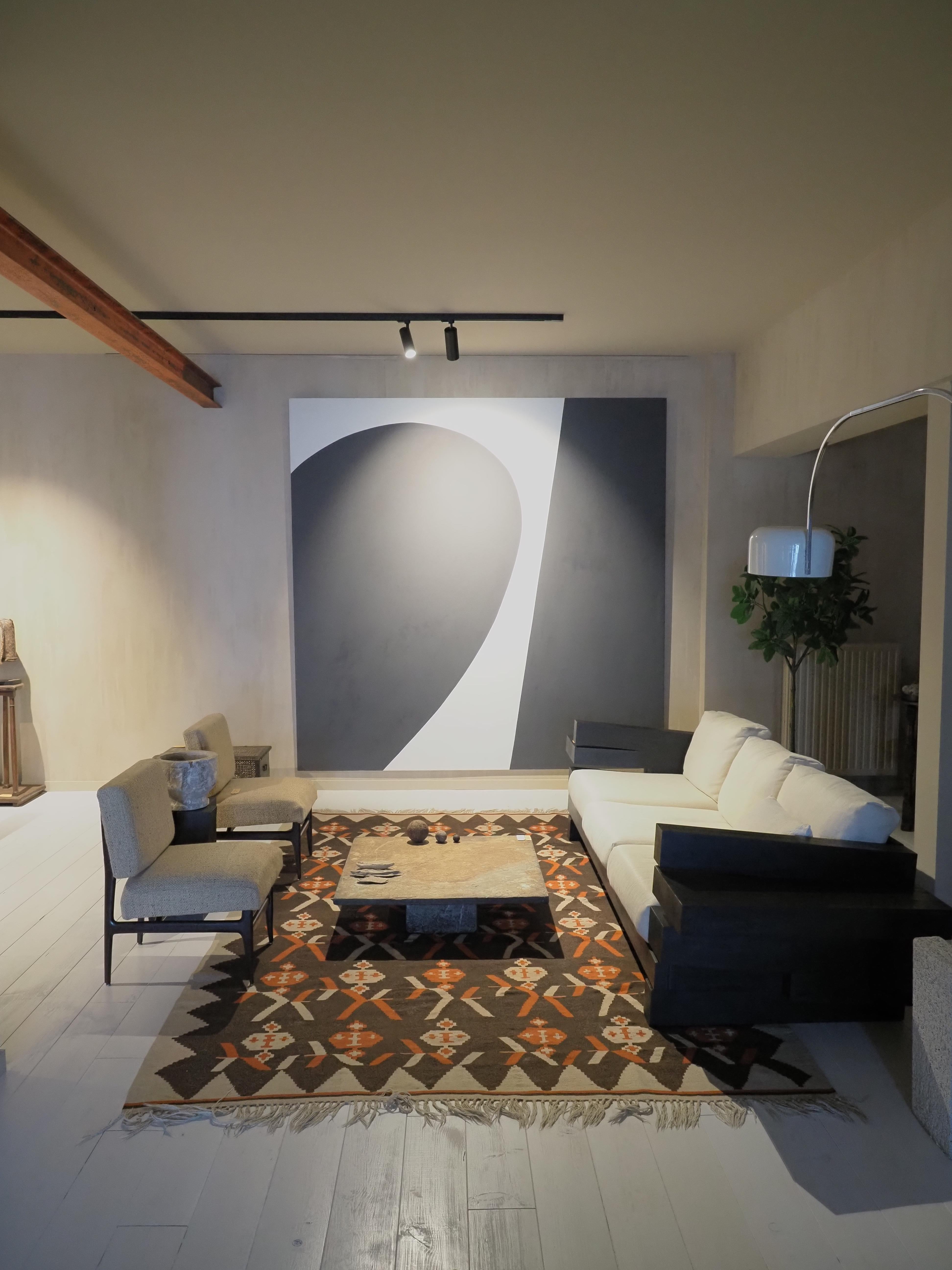 Large painting by Carole Montgomery 