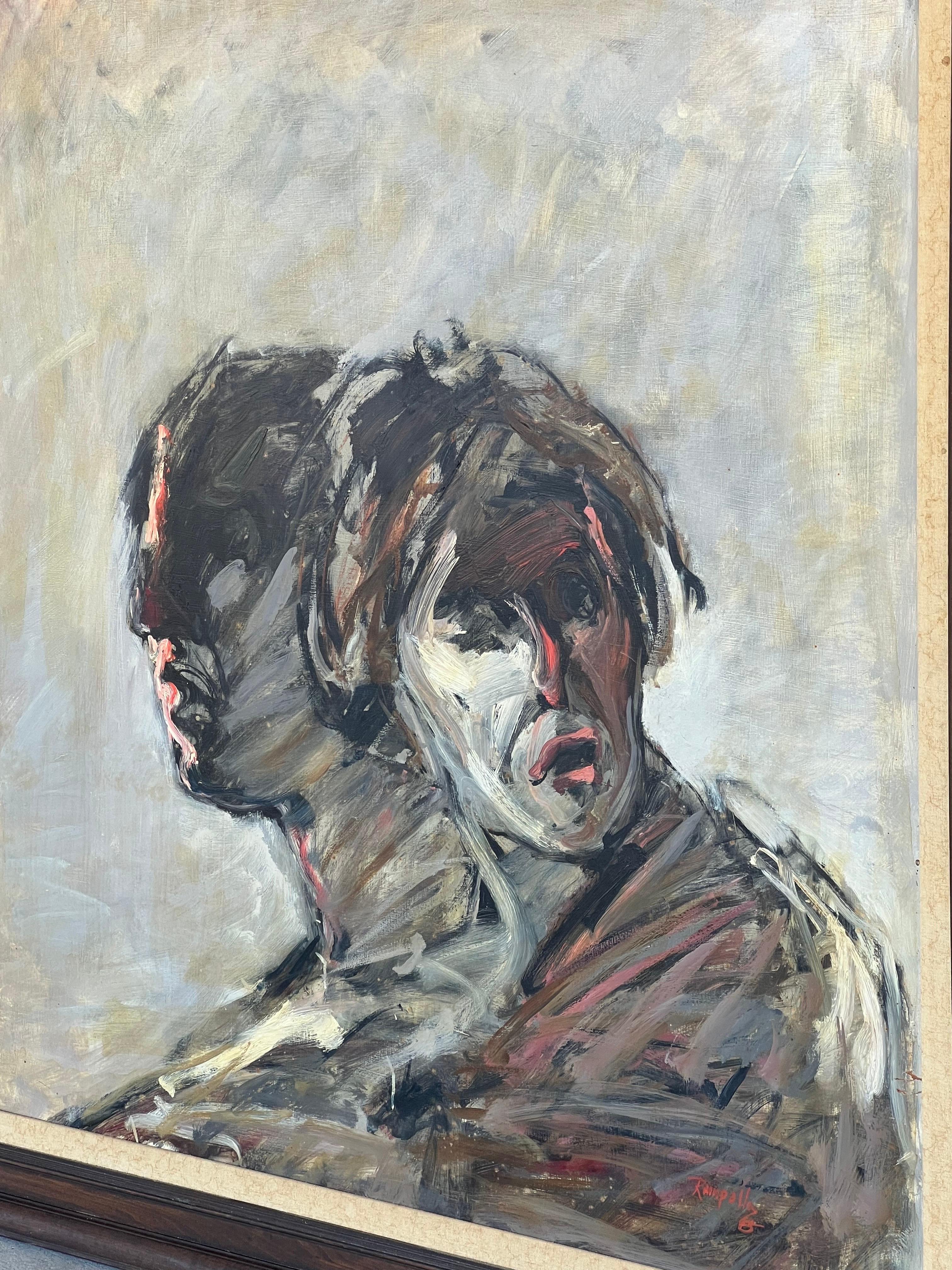 American Large Painting by Frank Rampolla For Sale