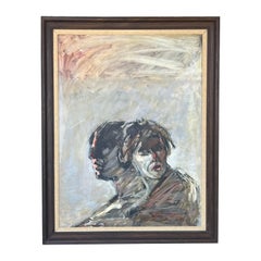 Großes Gemälde von Frank Rampolla