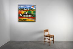 Large Painting by Marja Boekhout, Belgium, 2004