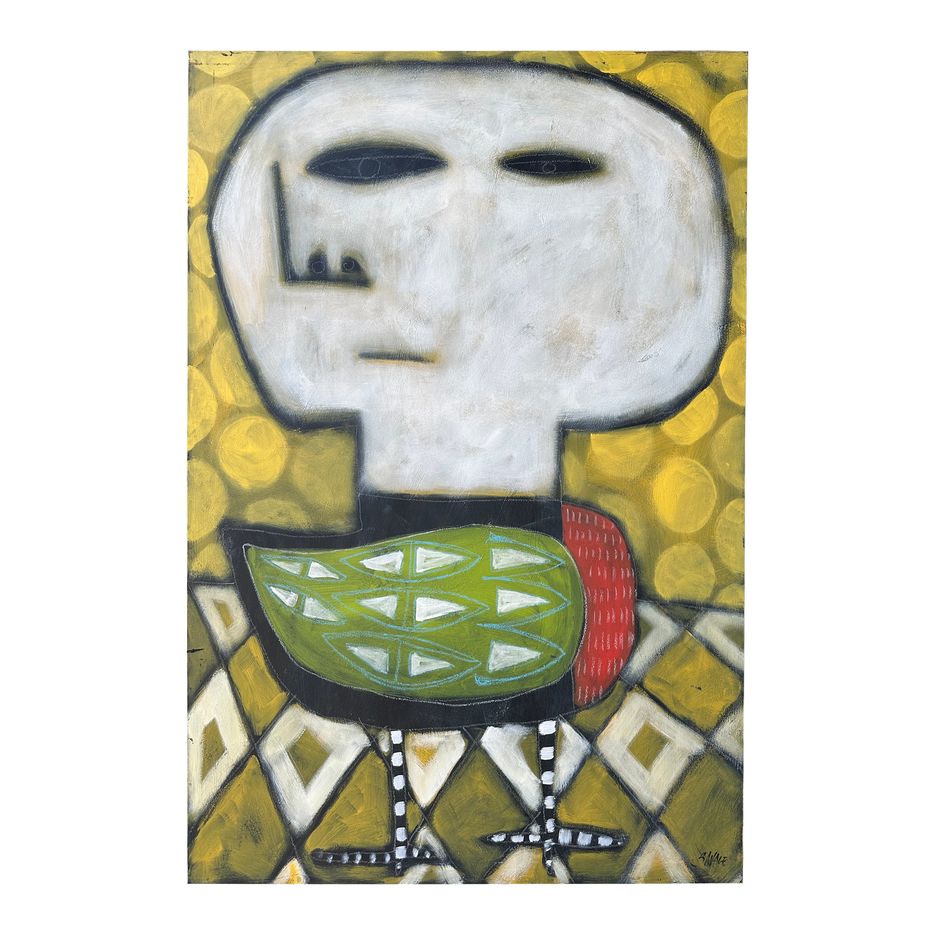 Large Painting by Noted Palm Springs Artist Shawn Savage