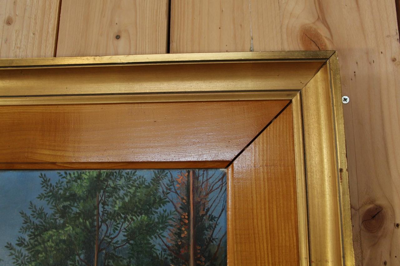 Mid-Century Modern Large Painting By Pierre Dié Mallet 