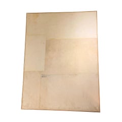 Artist T Mars Large Painting, Neutral Colors, France, 1960s