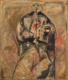 Large Painting by Valter Gibson '1928-2002'