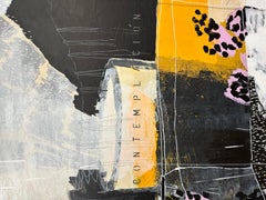 Large Painting Entitled “Contemplación” by Beatriz Cota