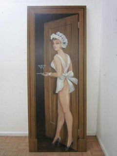 Large Painting of a Woman by Lee Ames