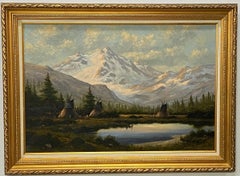 Gran cuadro de indios americanos de Heinie Hartwig