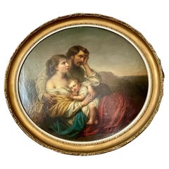 Large Painting on Canvas by Fanny Geefs