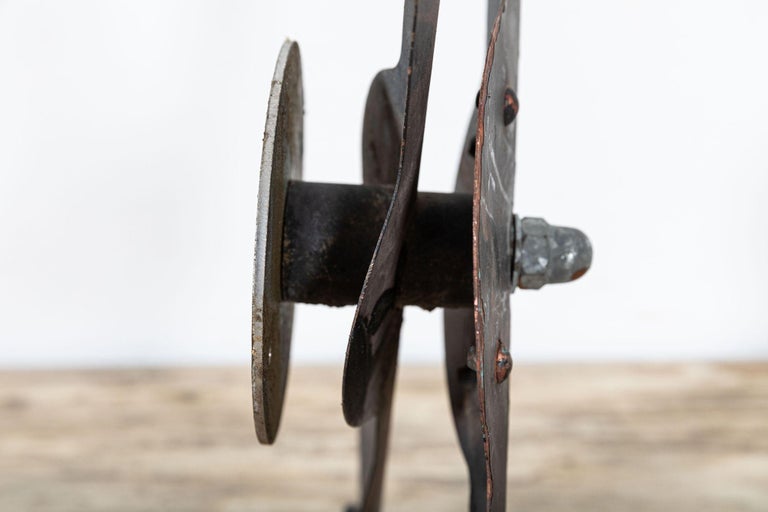 Large Pair 19th C French Copper Clock Tower Hands For Sale at 1stDibs