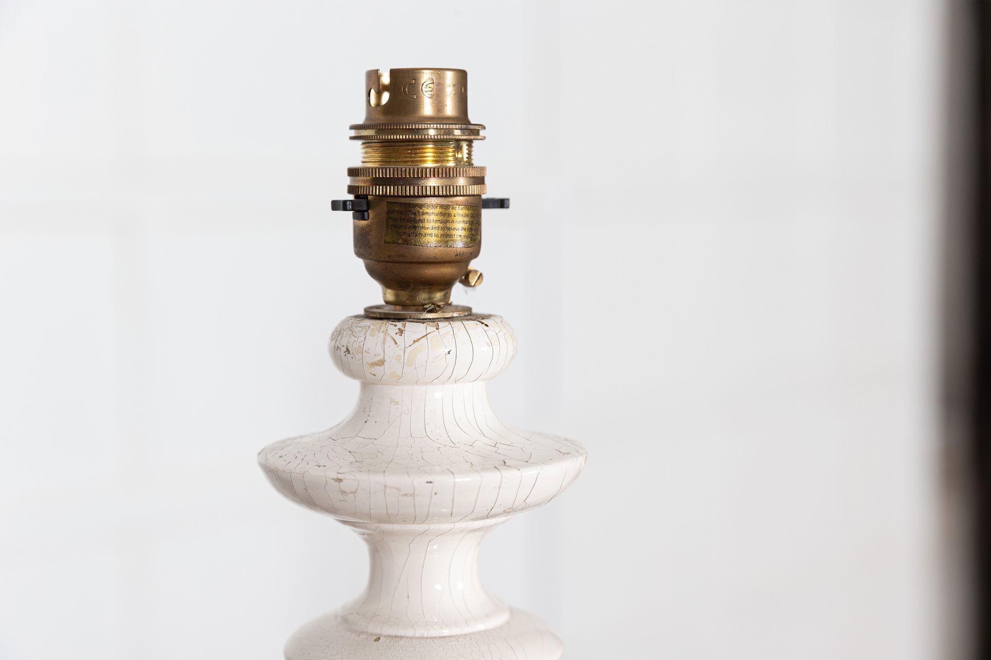 Large Pair Dorchester Hotel Bobbin Table Lamps In Good Condition In Staffordshire, GB