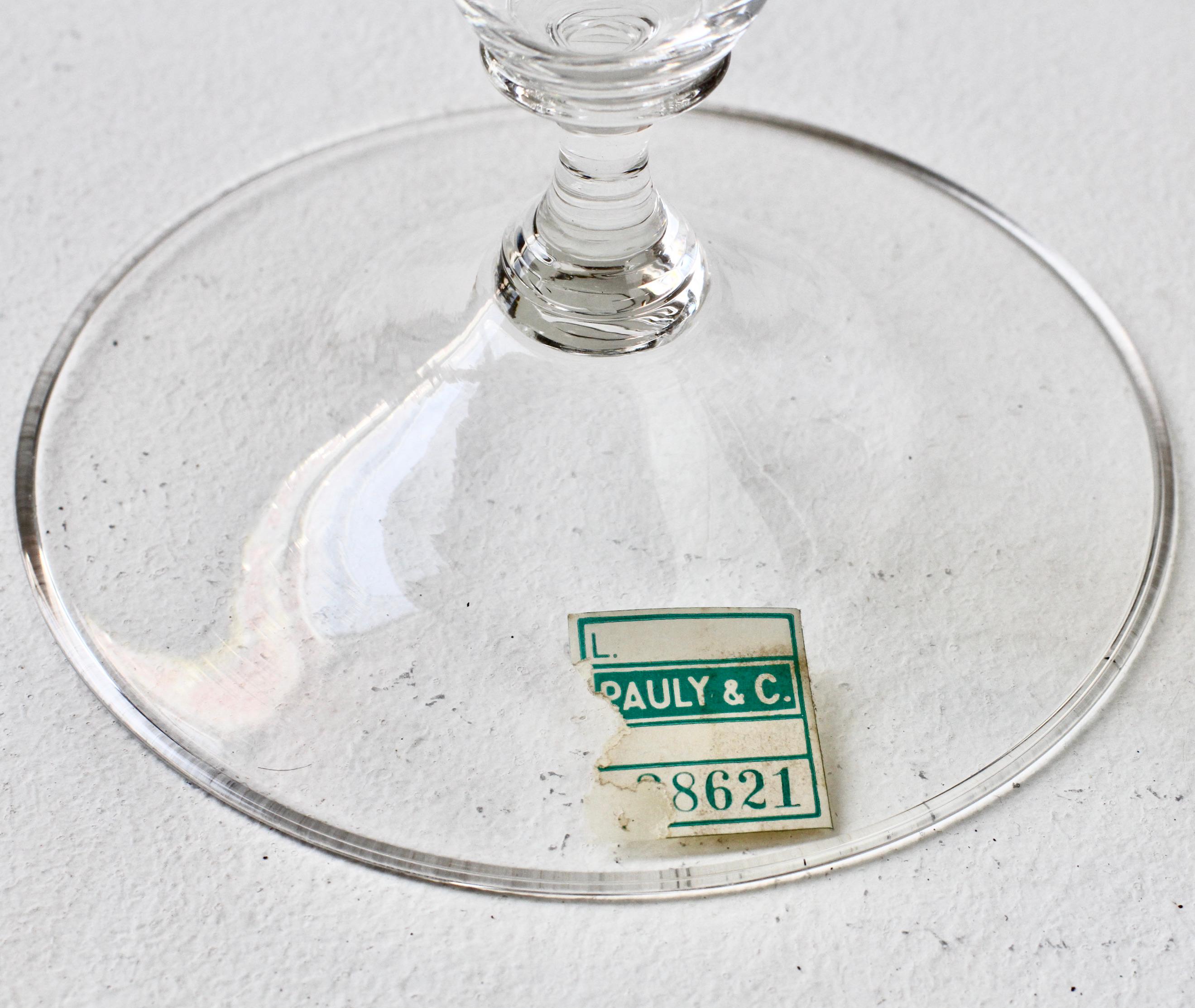 Großes Paar italienisch-venezianischer Murano-Glas-Kerzenhalter aus den 1950er Jahren von Pauly & Co. im Angebot 10