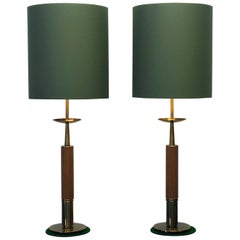 Large Pair of 1960s American Midcentury Table Lamps, the Stiffel Lamp Company