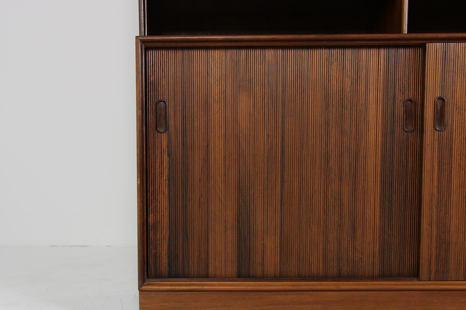 Large Pair of 1960s Sideboards Book Shelves Danish Modern, Cabinet, Highboard 5