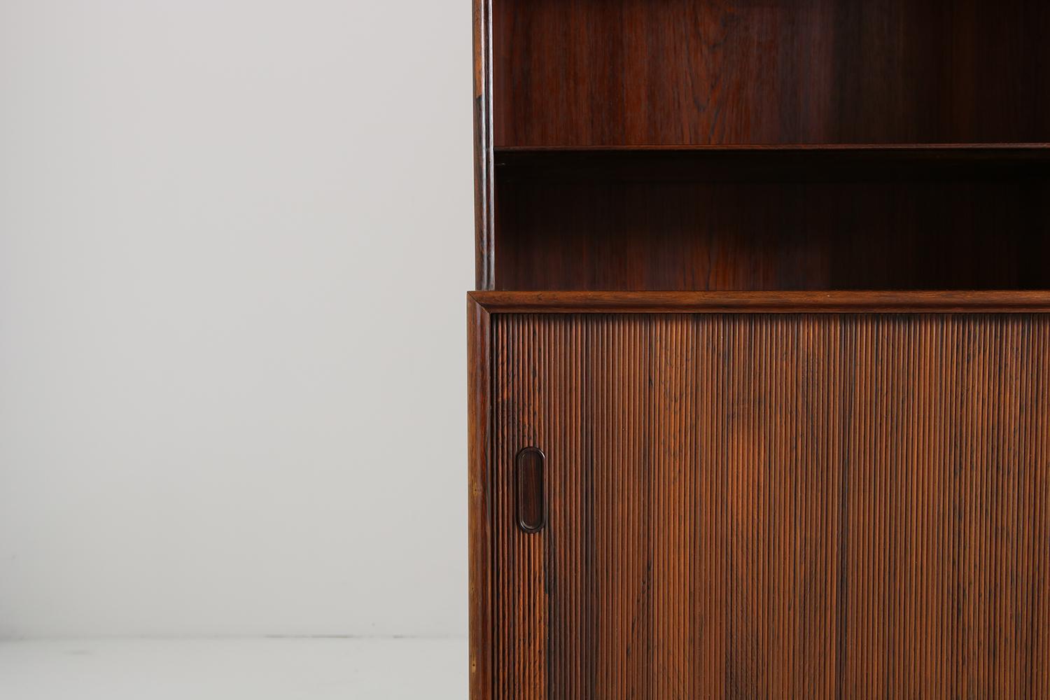 Large Pair of 1960s Sideboards Book Shelves Danish Modern, Cabinet, Highboard 1