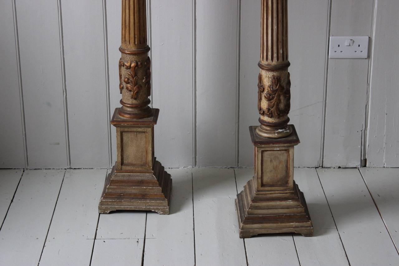 Large Pair of 1960s Spanish Standing Lights In Excellent Condition In Gloucestershire, GB