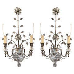 Large Pair of 1970s Banci Firenze Wall Sconces
