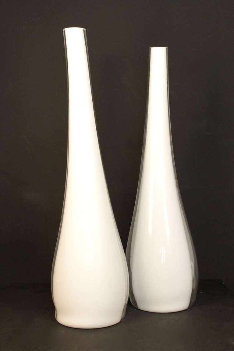1970 Large decorative vases in Murano glass.  In Good Condition In Saint-Ouen, FR