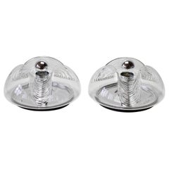 Large Pair of 1970s Peill 
Putzler Mid-Century Biomorphic Wall Sconces / Lights