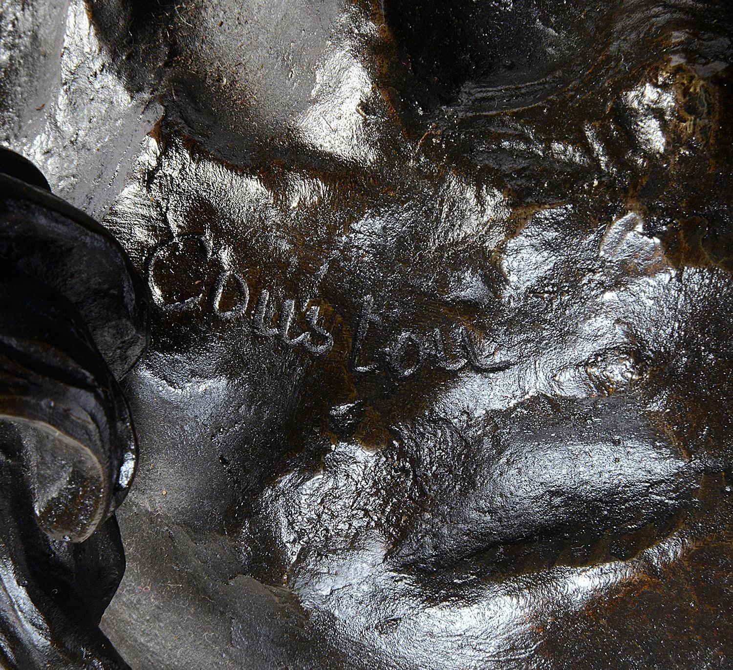 Bronzo Grande coppia di cavalli di Marly in bronzo del XIX secolo su cavalletti Boulle 32