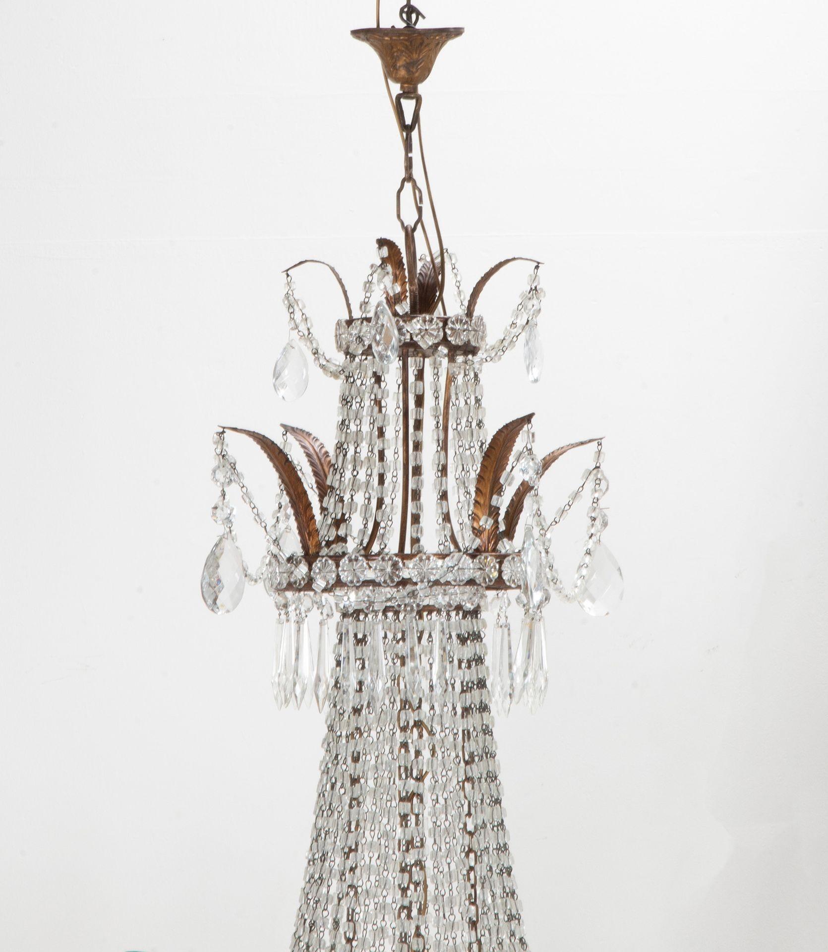 Large Pair of 19th Century Empire Chandeliers im Angebot 3
