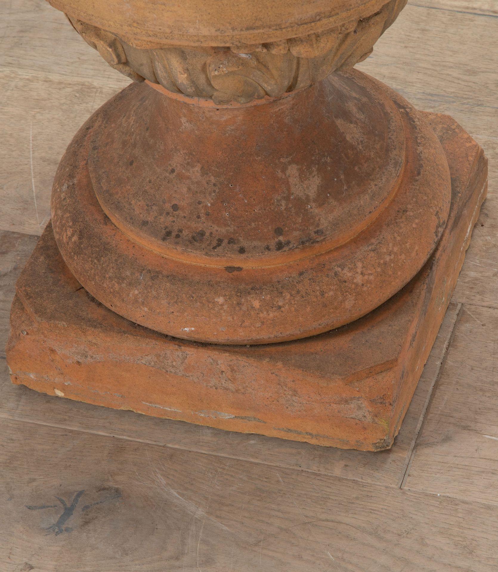Large Pair of 19th Century Terracotta Gatepost Finials For Sale 3