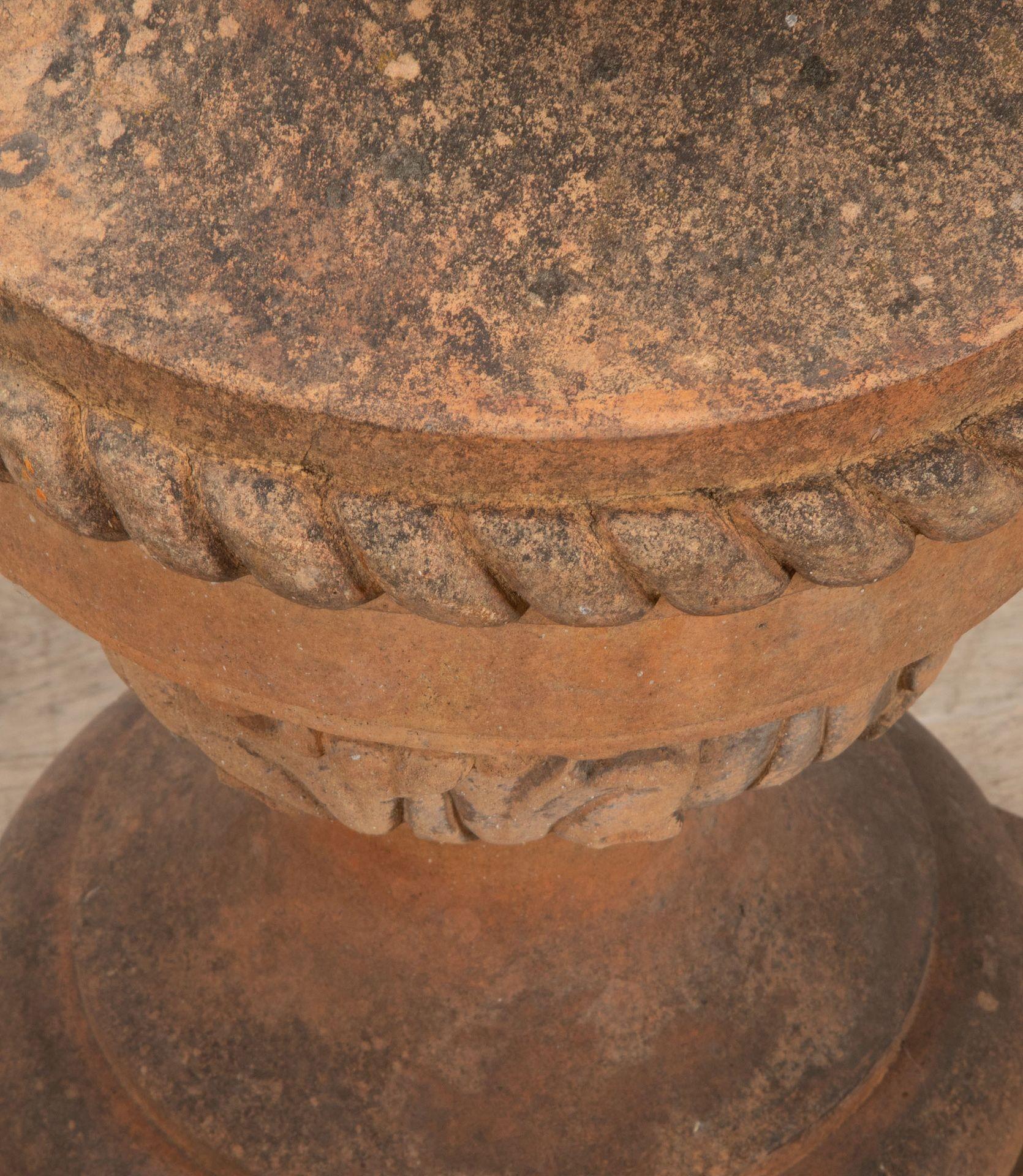Large Pair of 19th Century Terracotta Gatepost Finials For Sale 6