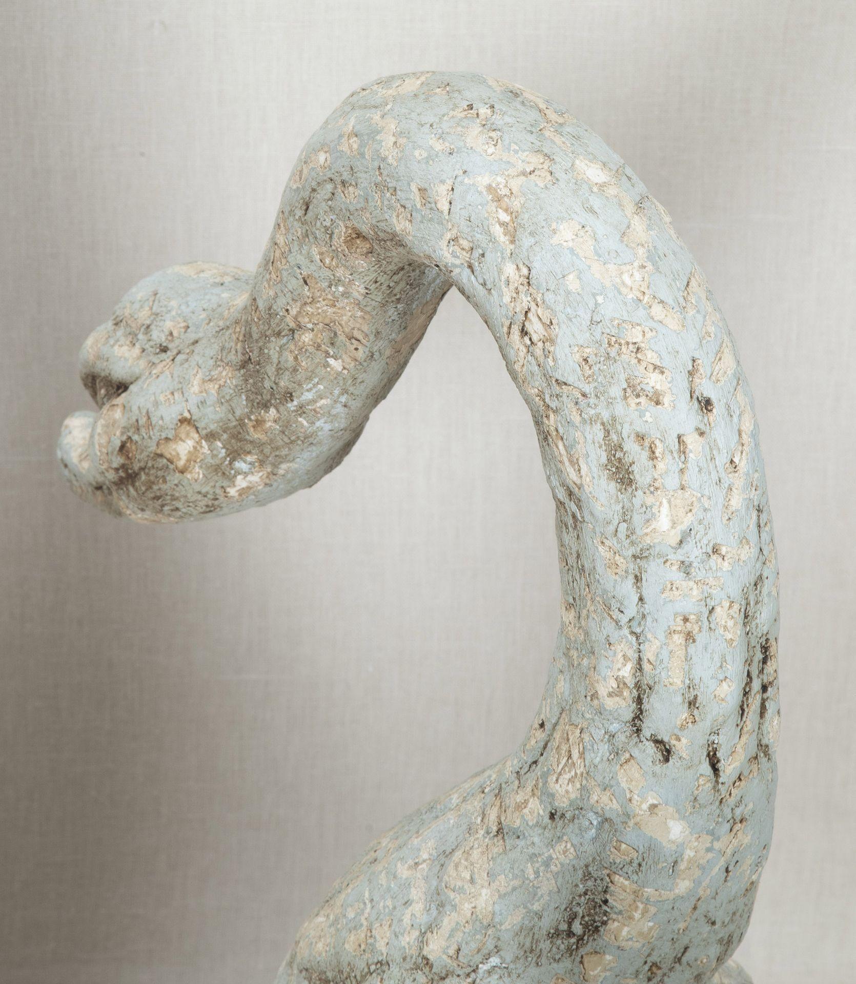 Large Pair of 20th Century Italian Hand Carved Lime Wood Swan Planters en vente 1