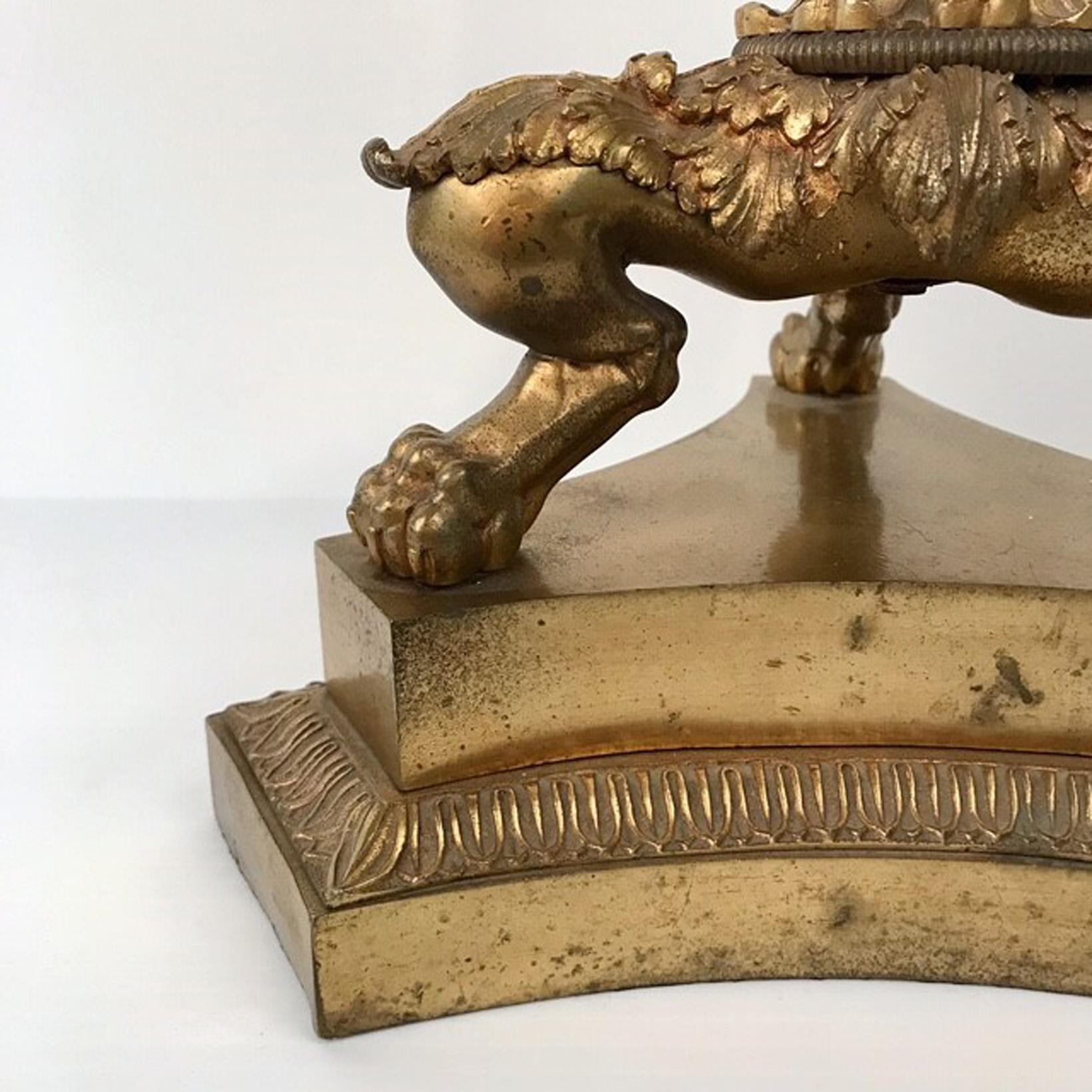 Großes Paar antiker französischer Bronzekandelaber im Charles-XV-Stil im Angebot 5