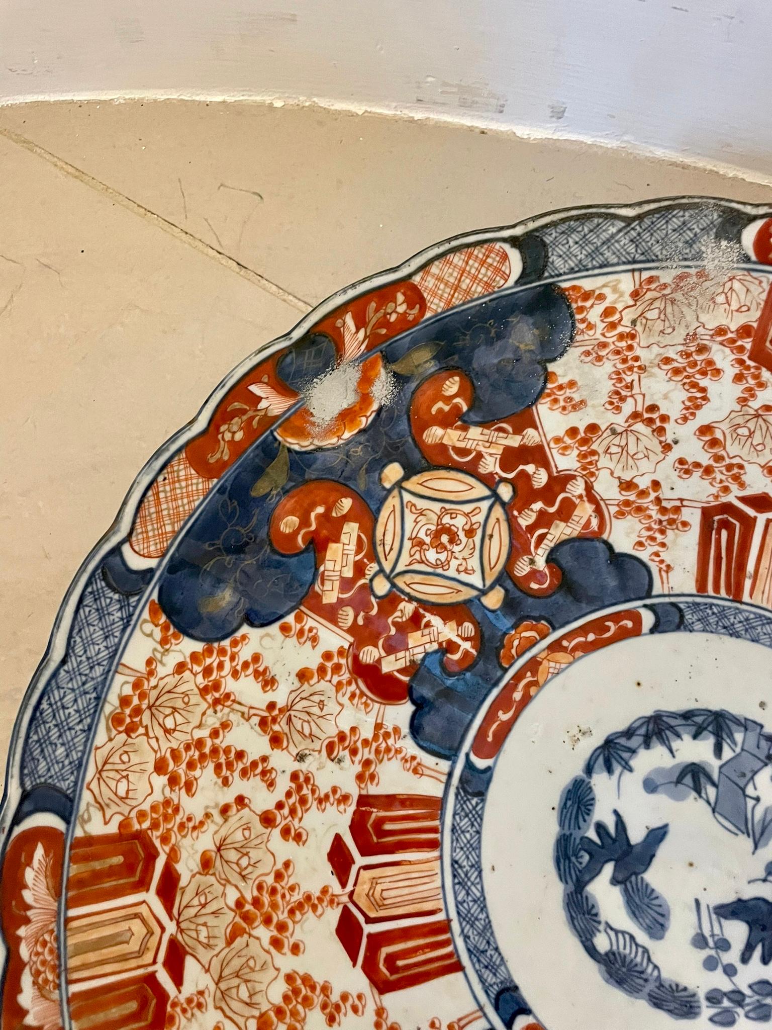 Large Pair of Antique Japanese Quality Imari Chargers 5