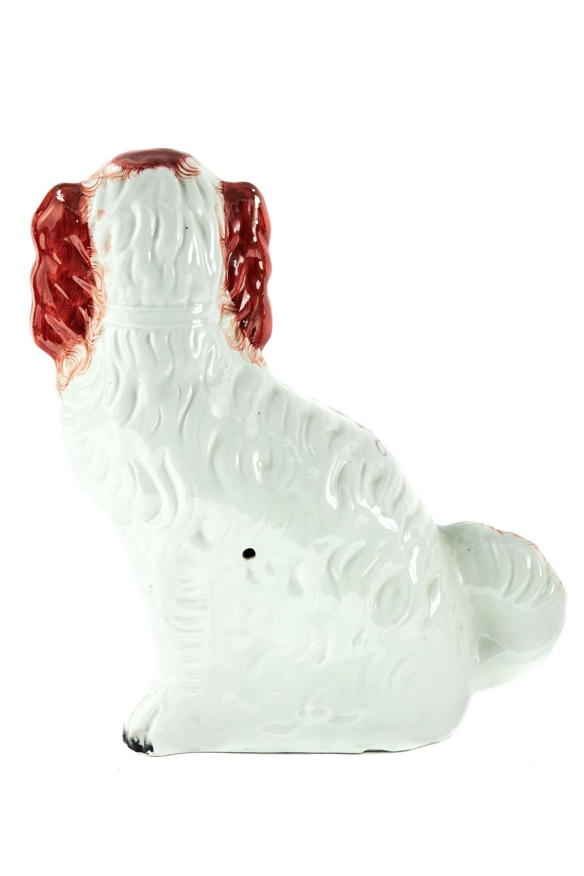 Large Pair Of Antique Staffordshire Dogs For Sale 3